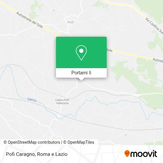 Mappa Pofi Caragno
