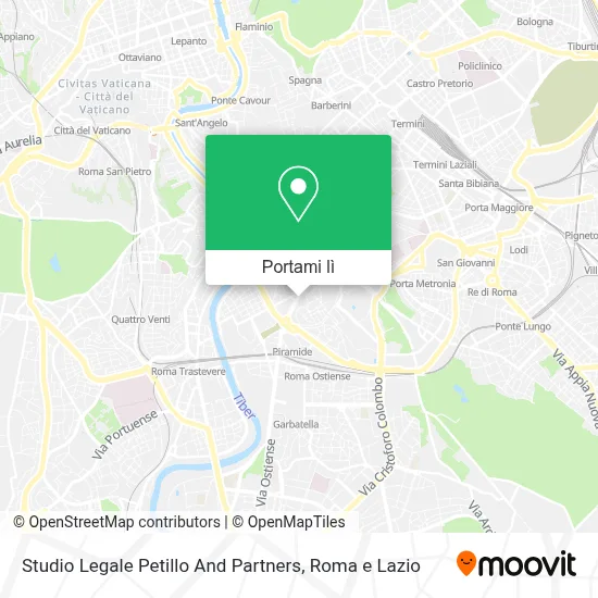 Mappa Studio Legale Petillo And Partners