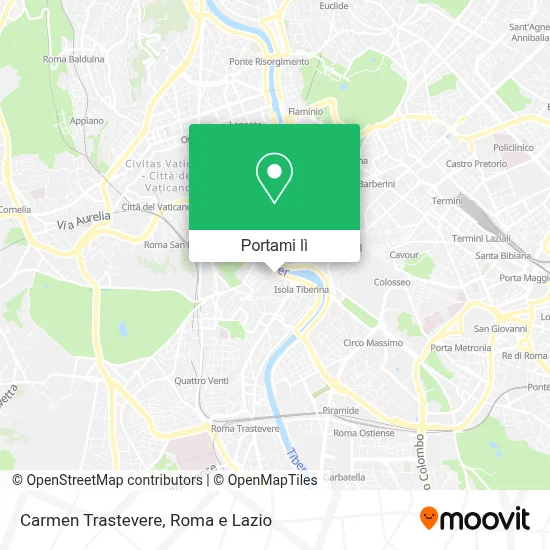 Mappa Carmen Trastevere