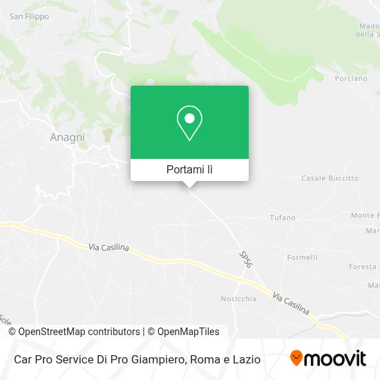 Mappa Car Pro Service Di Pro Giampiero