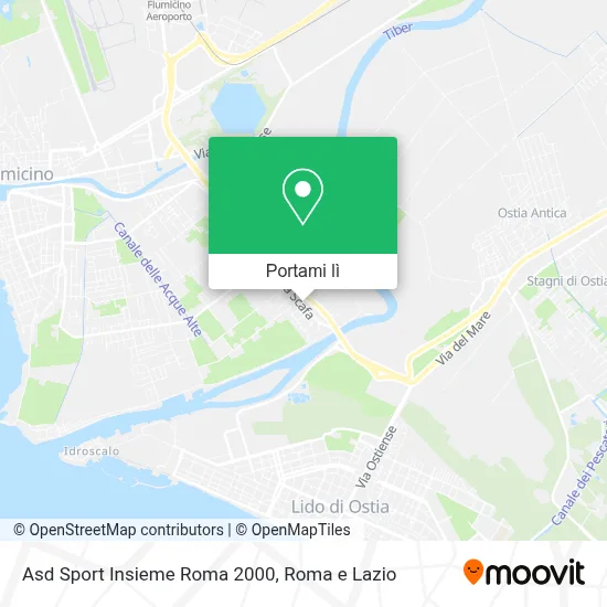 Mappa Asd Sport Insieme Roma 2000