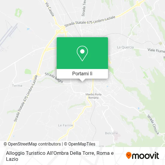 Mappa Alloggio Turistico All'Ombra Della Torre