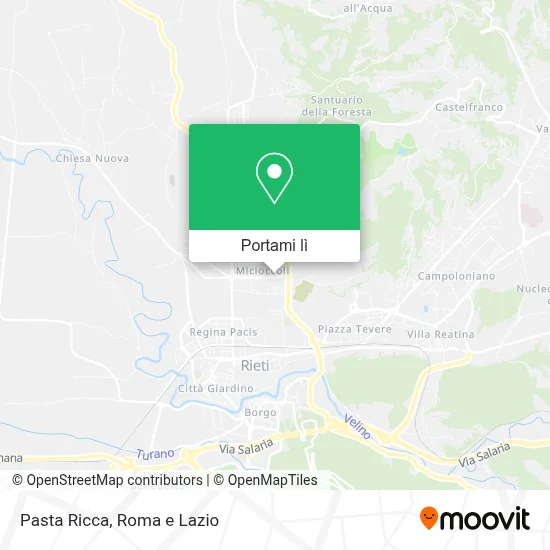 Mappa Pasta Ricca