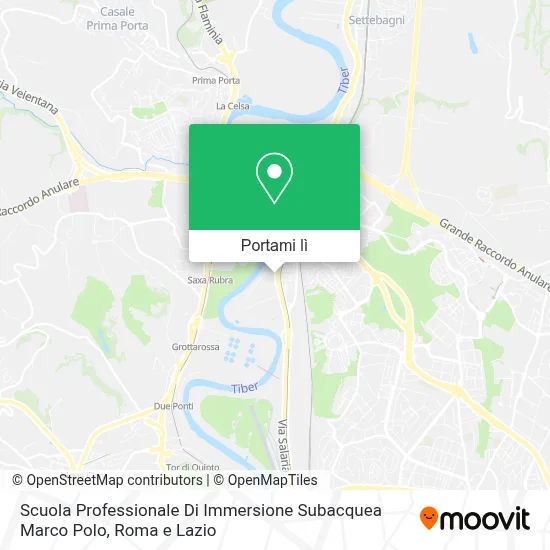 Mappa Scuola Professionale Di Immersione Subacquea Marco Polo