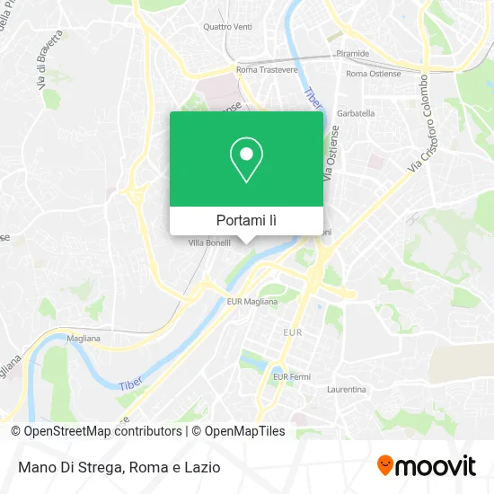 Mappa Mano Di Strega