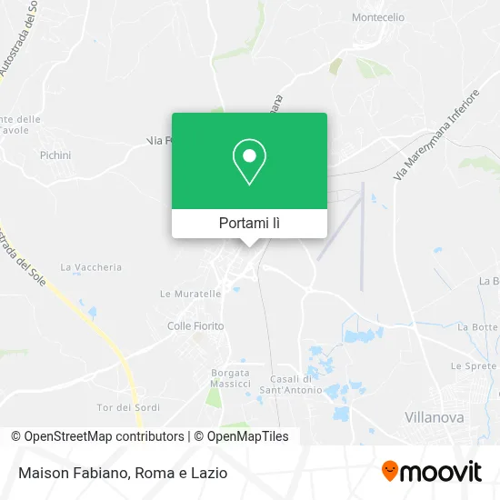 Mappa Maison Fabiano