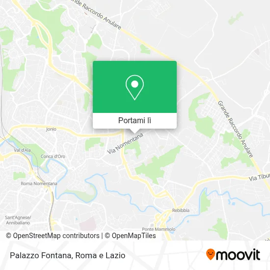 Mappa Palazzo Fontana