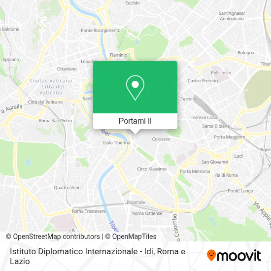 Mappa Istituto Diplomatico Internazionale - Idi