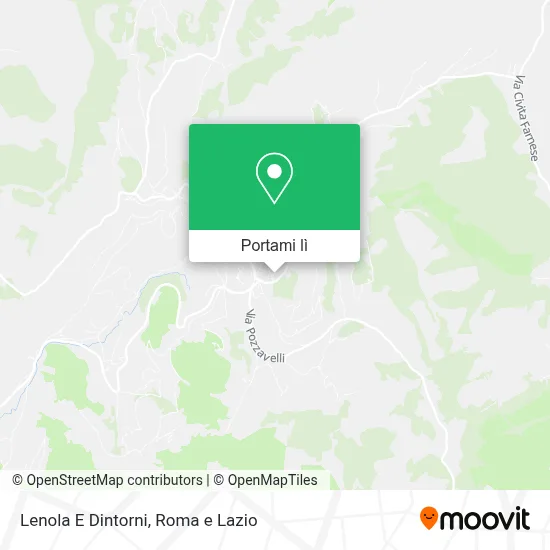 Mappa Lenola E Dintorni