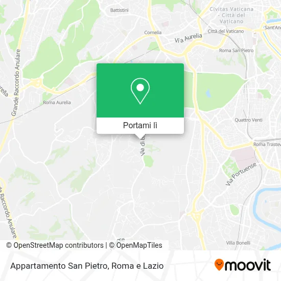 Mappa Appartamento San Pietro