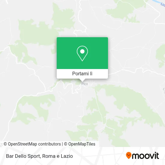 Mappa Bar Dello Sport