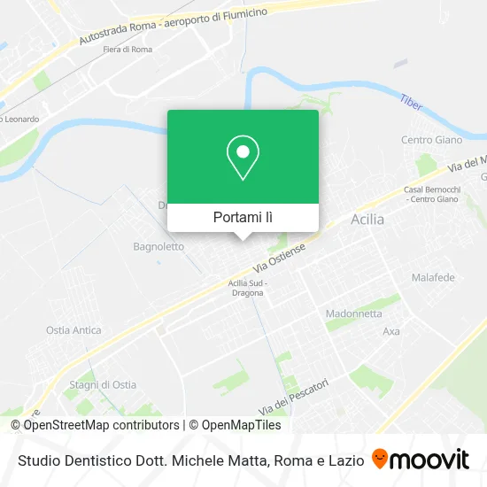 Mappa Studio Dentistico Dott. Michele Matta