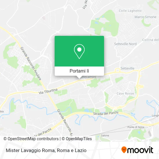 Mappa Mister Lavaggio Roma