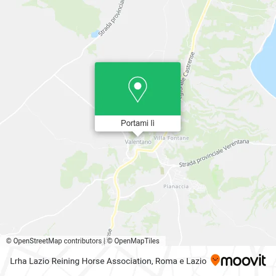 Mappa Lrha Lazio Reining Horse Association