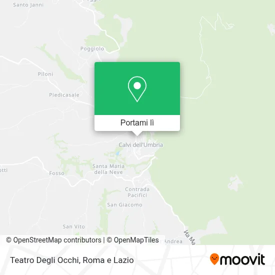Mappa Teatro Degli Occhi