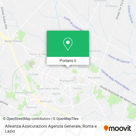 Mappa Alleanza Assicurazioni Agenzia Generale