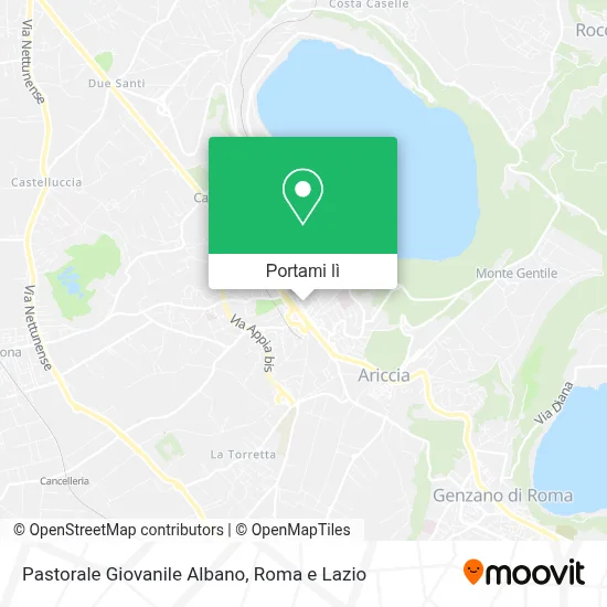 Mappa Pastorale Giovanile Albano