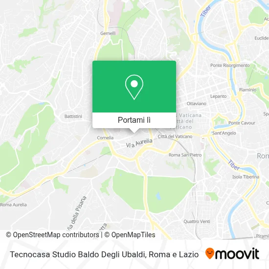 Mappa Tecnocasa Studio Baldo Degli Ubaldi