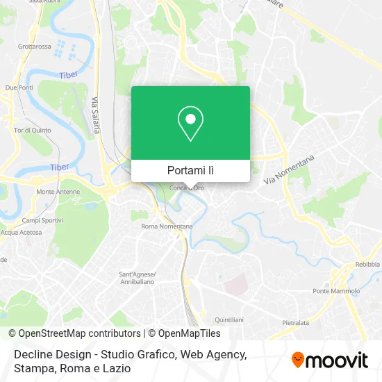 Mappa Decline Design - Studio Grafico, Web Agency, Stampa