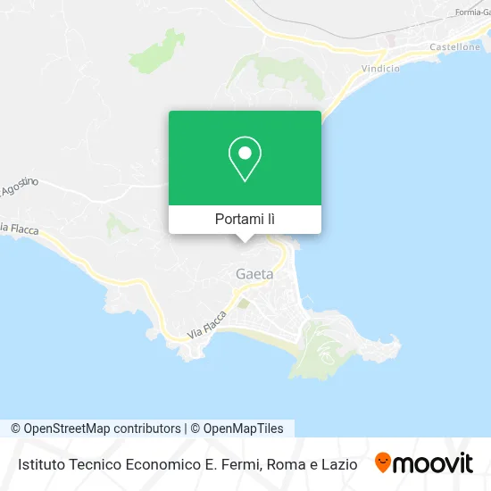 Mappa Istituto Tecnico Economico E. Fermi