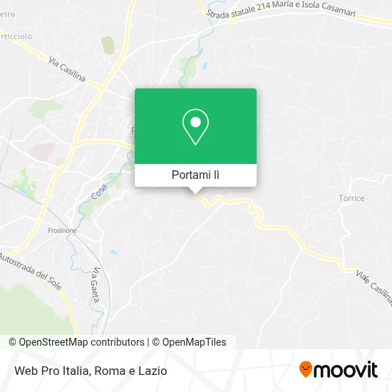 Mappa Web Pro Italia