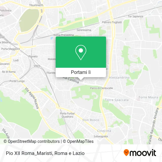 Mappa Pio XII Roma_Maristi