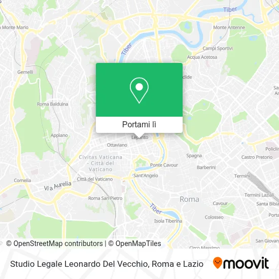 Mappa Studio Legale Leonardo Del Vecchio