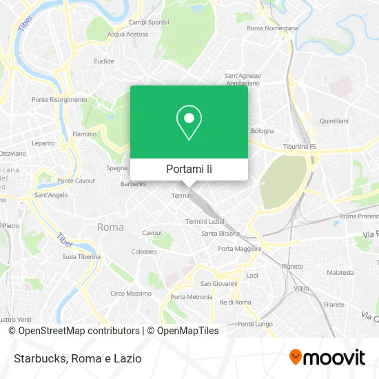 Mappa Starbucks