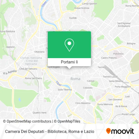Mappa Camera Dei Deputati - Biblioteca