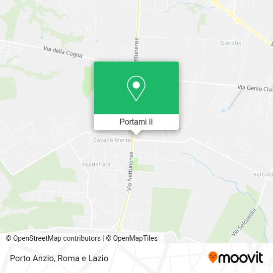 Mappa Porto Anzio
