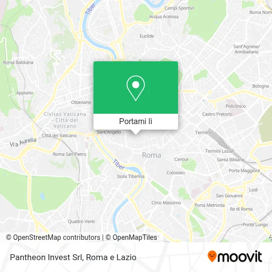 Mappa Pantheon Invest Srl