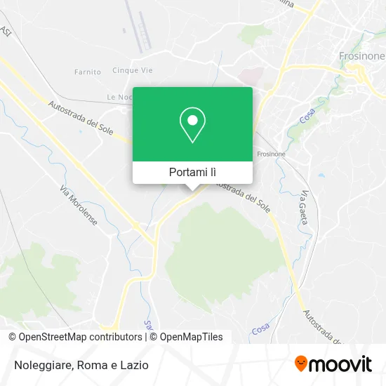Mappa Noleggiare