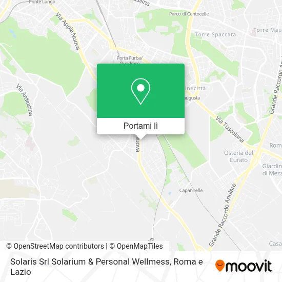 Mappa Solaris Srl Solarium & Personal Wellmess
