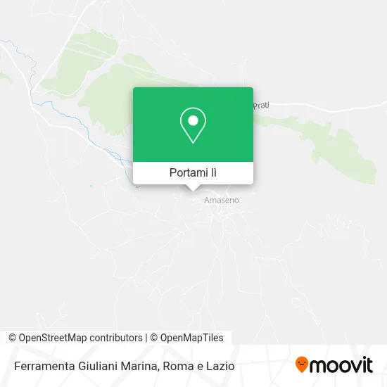 Mappa Ferramenta Giuliani Marina