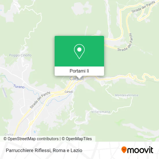 Mappa Parrucchiere Riflessi