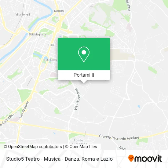 Mappa Studio5  Teatro - Musica - Danza