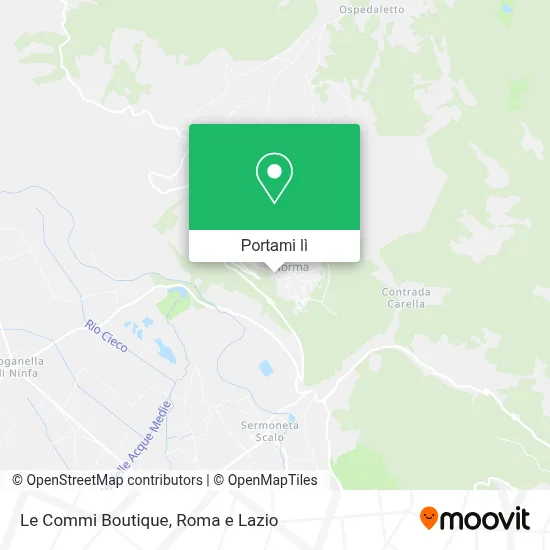 Mappa Le Commi Boutique