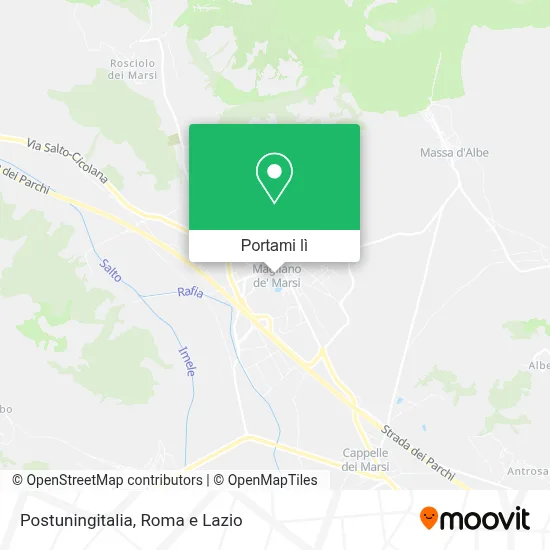 Mappa Postuningitalia