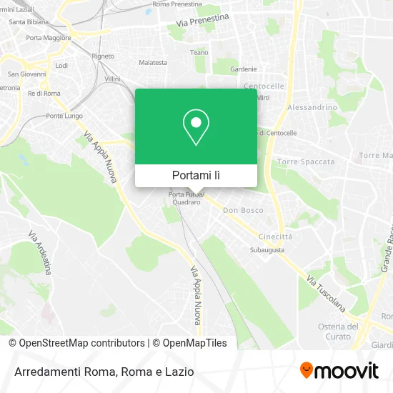 Mappa Arredamenti Roma