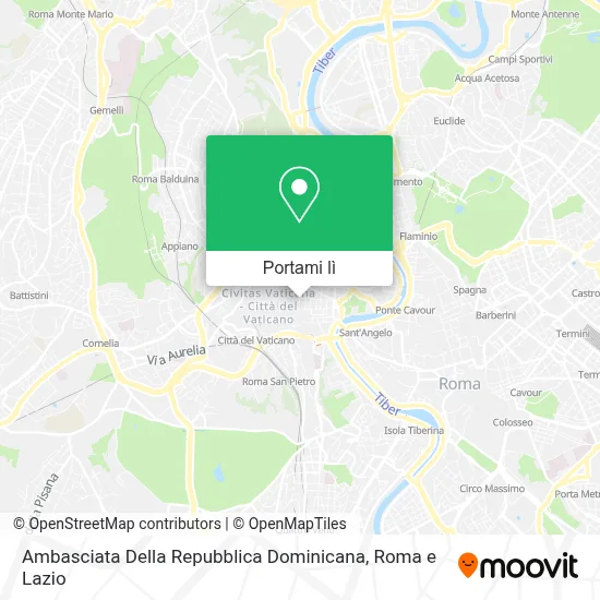 Mappa Ambasciata Della Repubblica Dominicana