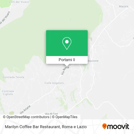 Mappa Marilyn Coffee Bar Restaurant