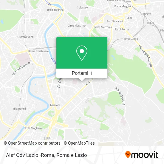 Mappa Aisf Odv Lazio -Roma