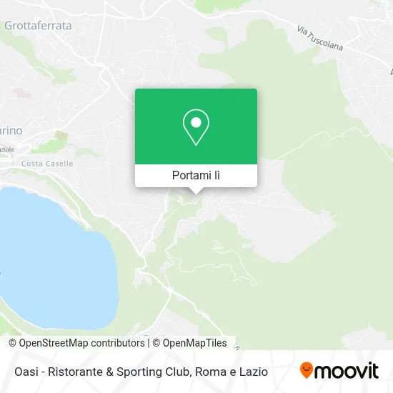 Mappa Oasi - Ristorante & Sporting Club