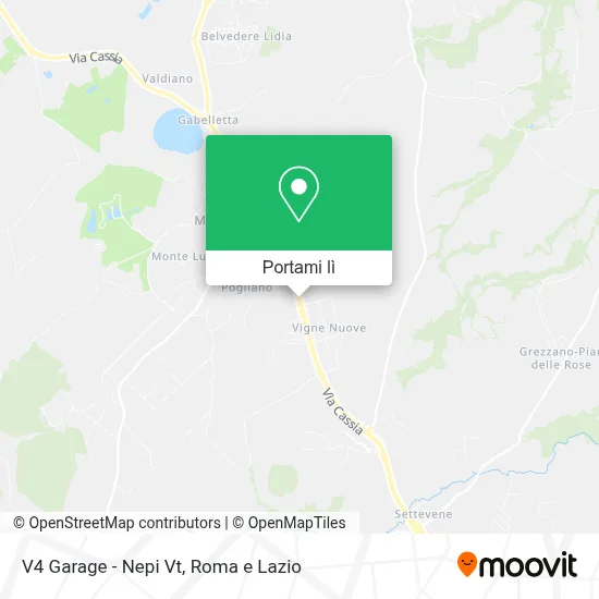 Mappa V4 Garage - Nepi Vt