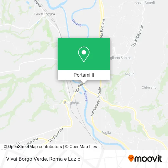 Mappa Vivai Borgo Verde