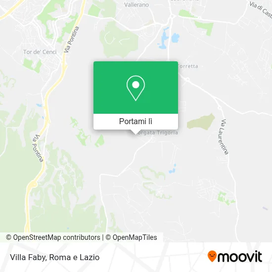 Mappa Villa Faby