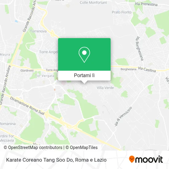 Mappa Karate Coreano Tang Soo Do