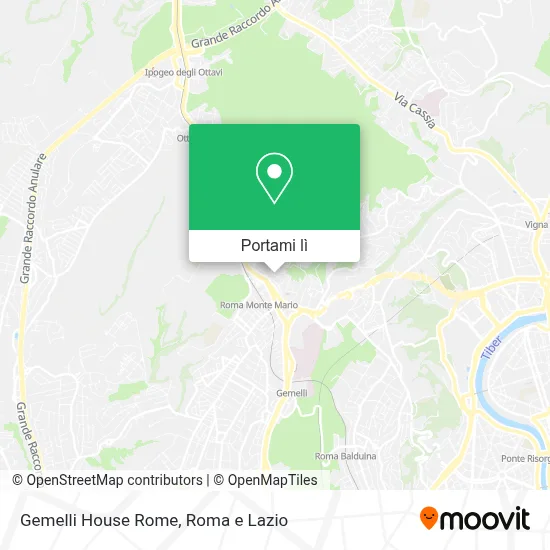 Mappa Gemelli House Rome