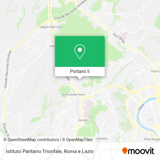 Mappa Istituto Paritario Trionfale