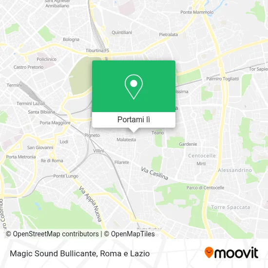 Mappa Magic Sound Bullicante